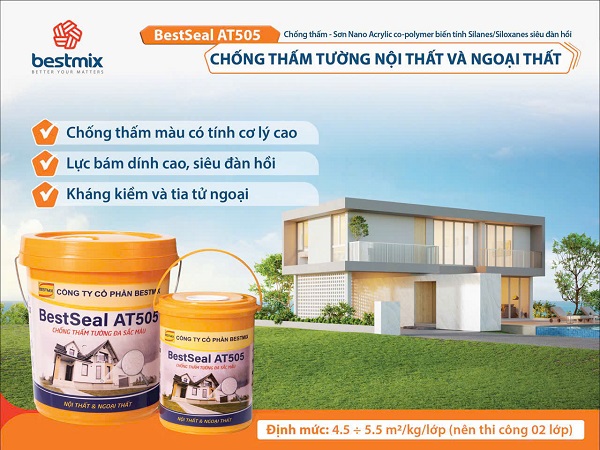 CHỐNG THẤM BESTSEAL AT505 SIÊU ĐÀN HỒI