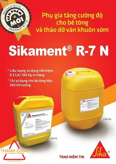 PHỤ GIA BÊ TÔNG SIKAMENT R7 TẠI HCM