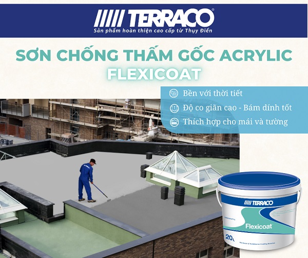 SƠN CHỐNG THẤM GỐC ACRYLIC FLEXICOAT